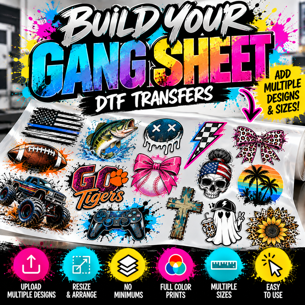 Build a Gang Sheet – DTF Transfers