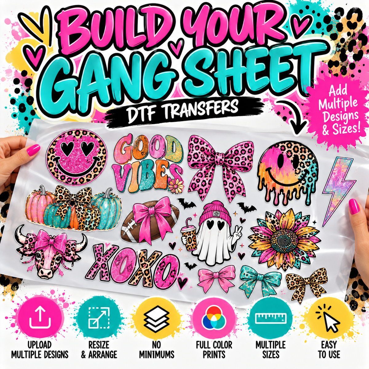 Build a Gang Sheet – DTF Transfers