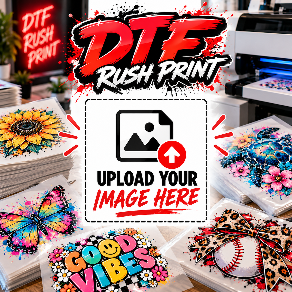 Custom DTF Transfers – Upload Your Design